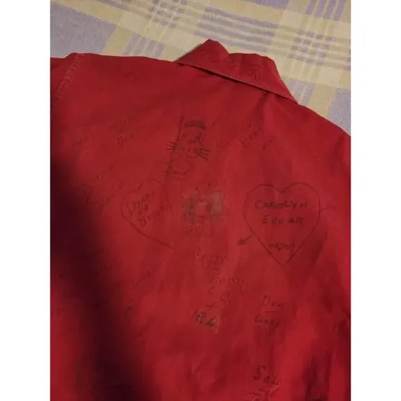 Vintage 1959 Senior Cord Skirt And Jacket Set Hand Drawn High School 50s 60s - Picture 13 of 16